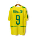 Camisa Brasil Titular 2002 Retro Ronaldo 9
