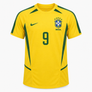 Camisa Brasil Titular 2002 Retro Ronaldo 9