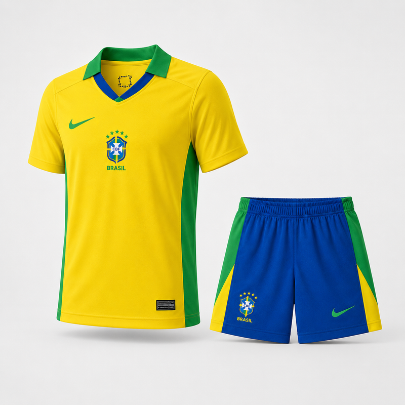 Kit Infantil Brasil Titular 2025/26
